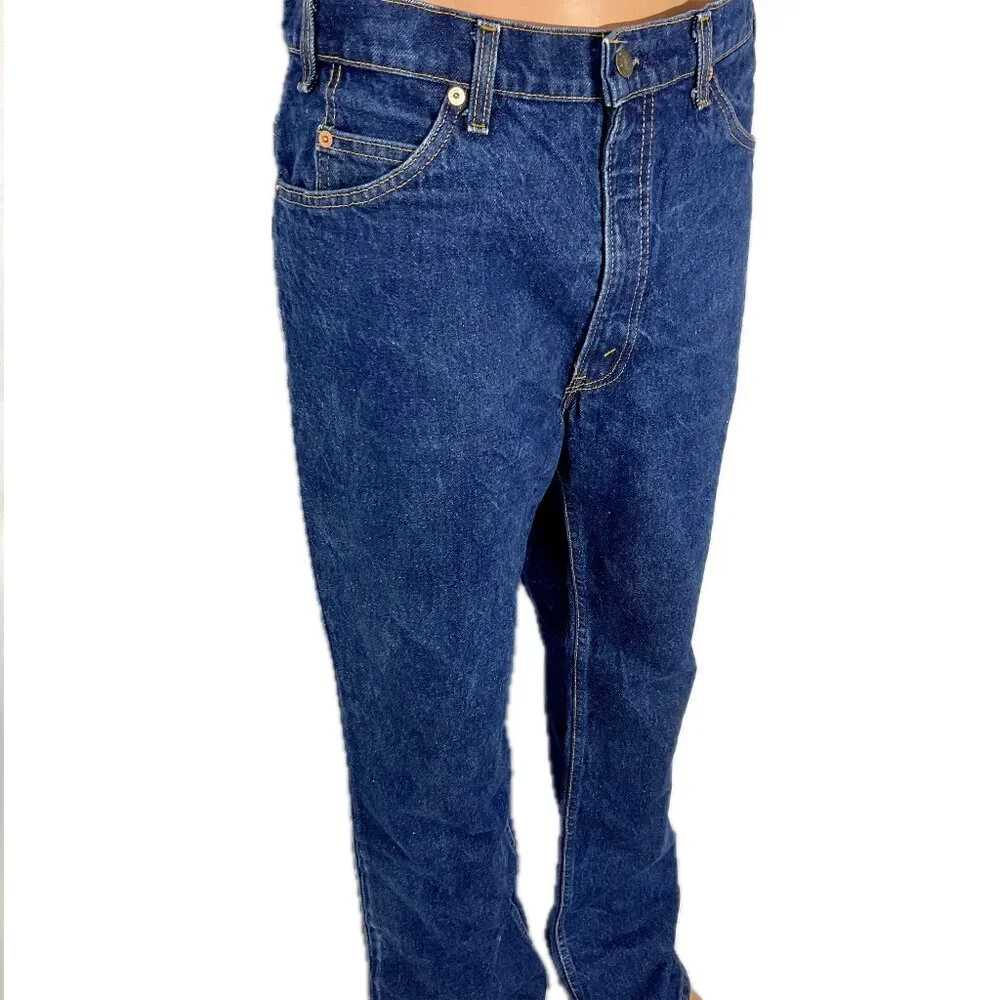 Vintage Levis 517 38x34 (36x33) Orange Tab Mens Boot Cut Y2K Jeans Made in USA